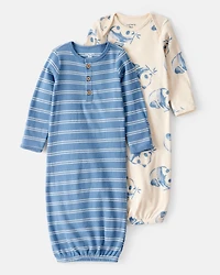 Baby 2-Pack Sleeper Gowns