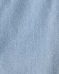 Boys Organic Cotton Chambray Button-Down Top
