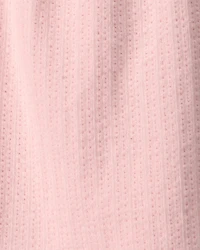 Toddler Girl Flutter-Sleeve Seersucker Top - Pink