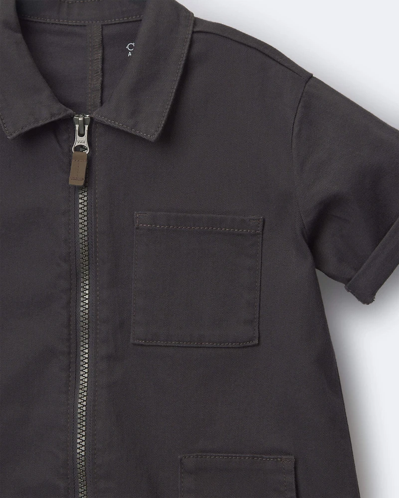 Toddler Day Out™ Jumpsuit - Charcoal
