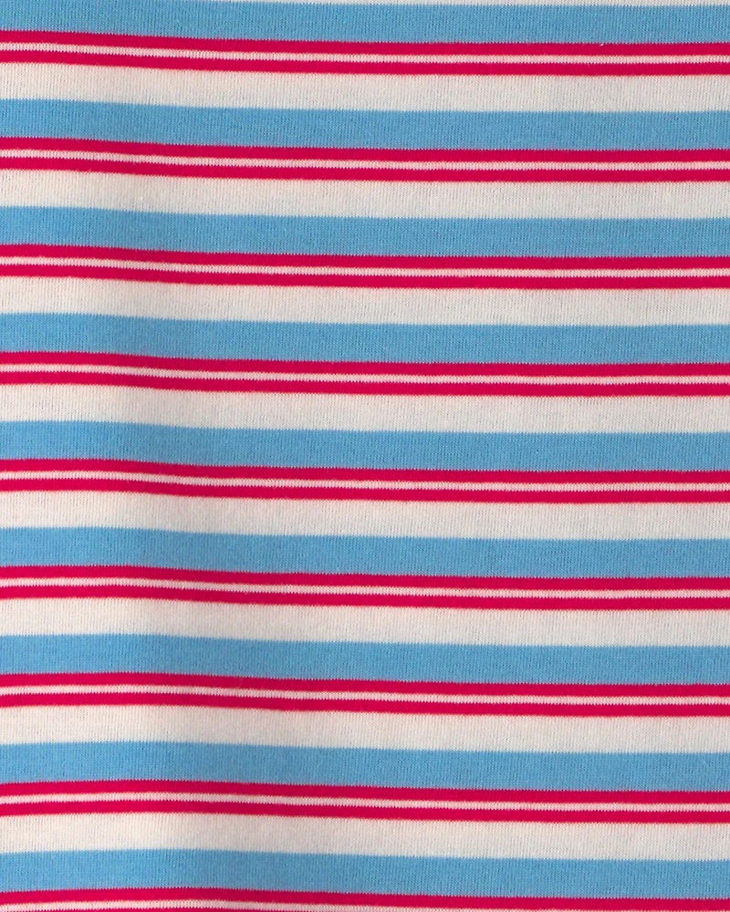 Kids Striped Tee - Red/White/Blue