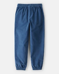 Boys Corduroy Joggers- Turquoise