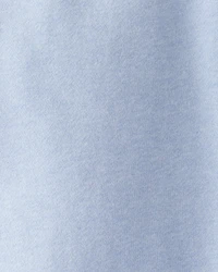 Girls 2-Piece Oversized "Currently Offline" Sweatshirt & Drawstring Pants Set - Blue