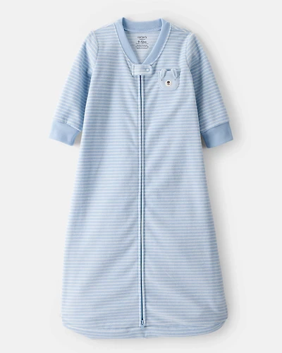 Baby Dog Loose Fit Long-Sleeve Wearable Blanket - Blue