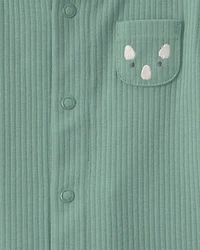 Baby Boy 3-Piece Dinosaur Layering Set - Green