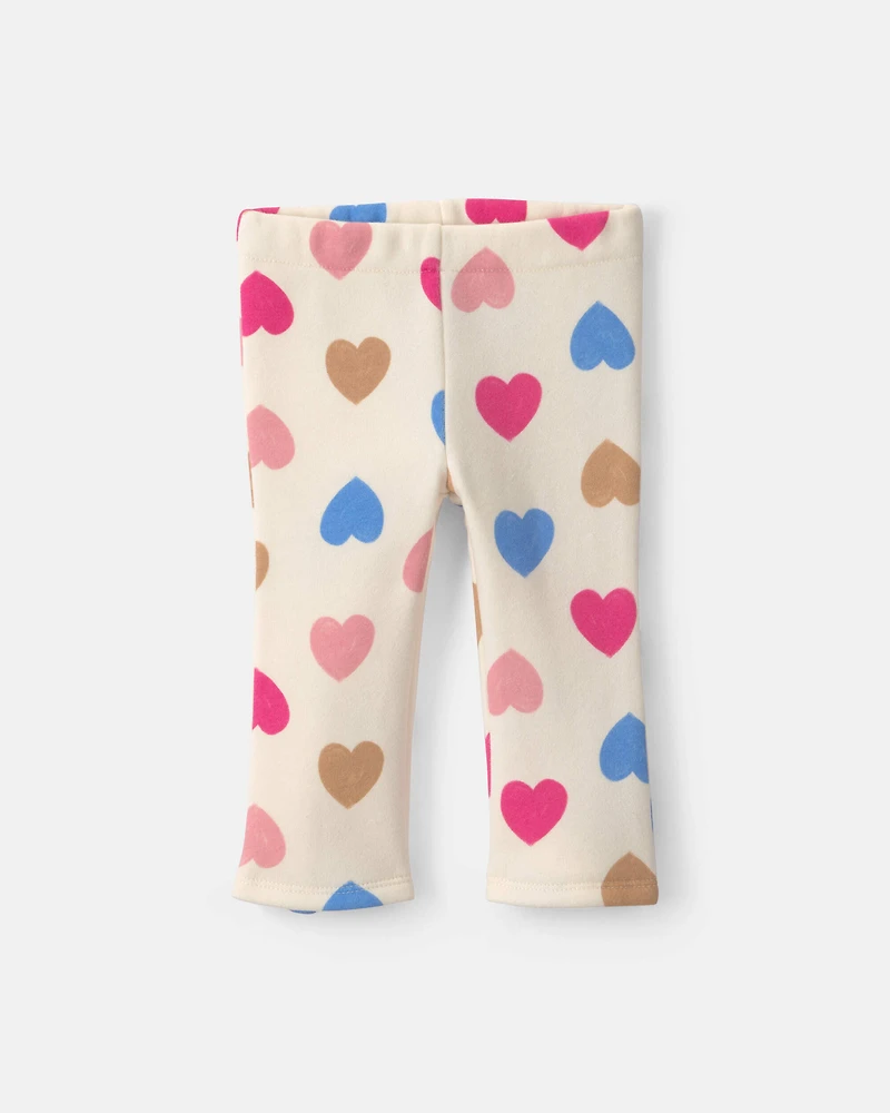 Baby Girl 3-Piece Heart 'I Love Daddy' Fleece Layering Set