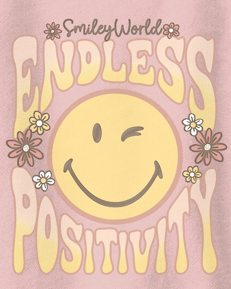 Girls SmileyWorld Pullover Sweatshirt