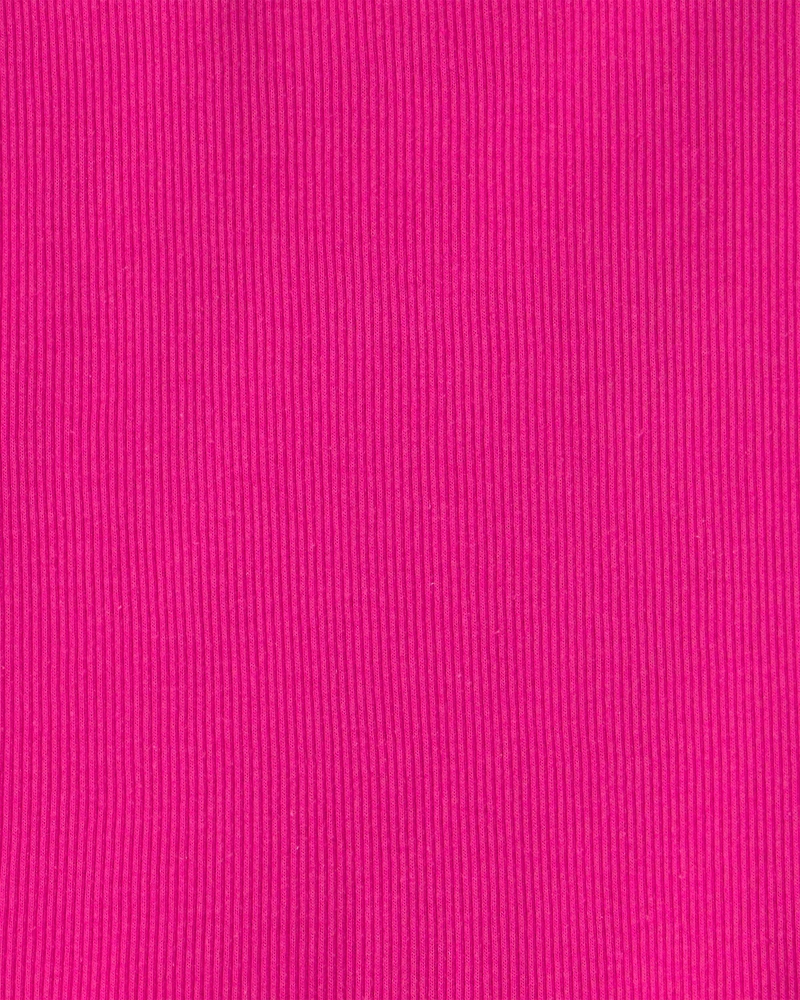 Girls Rib Tank Top - Pink