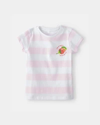 Toddler Girl The Very Hungry Caterpillar™ Striped Graphic Tee - Pink/White
