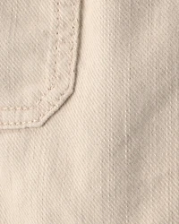 Baby Boy Twill Drawstring Shorts