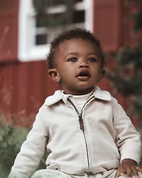 Baby Organic Cotton Corduroy Romper