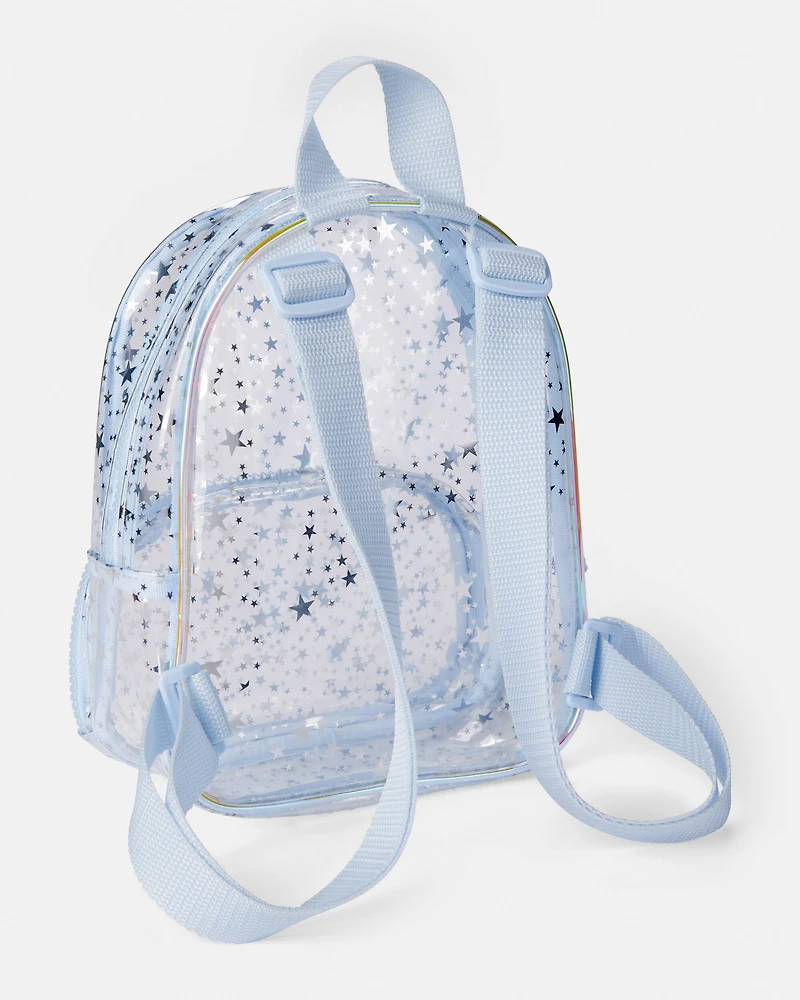 Girls Foil Star Mini Backpack