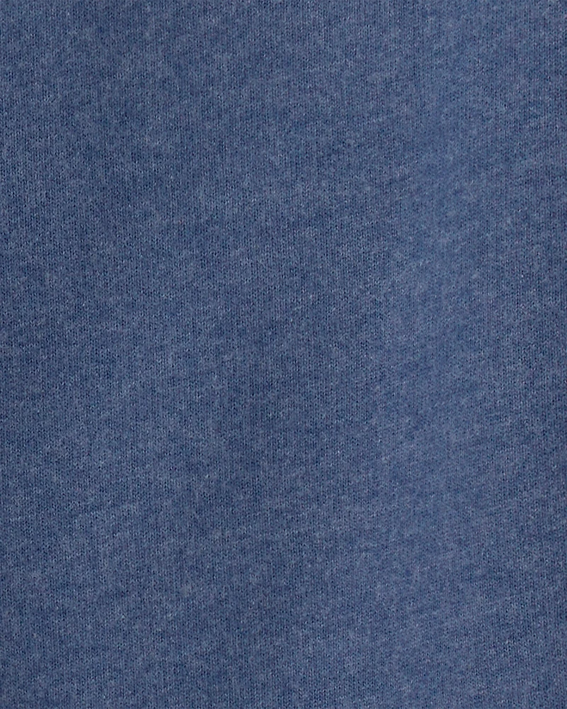 Baby Boy French Terry Pullover Sweatshirt - Blue