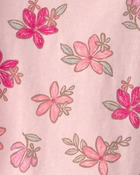Toddler Girl  Tropical Floral Relaxed Top - Pink