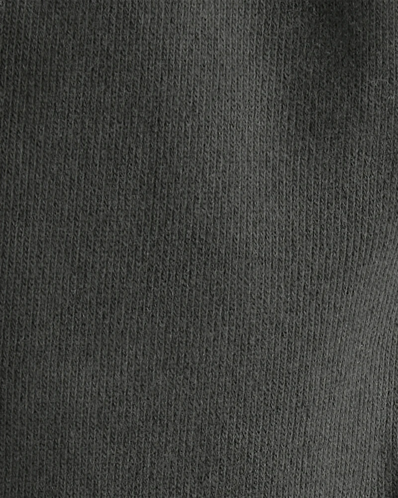 Baby Girl Flutter-Waist Pants - Black