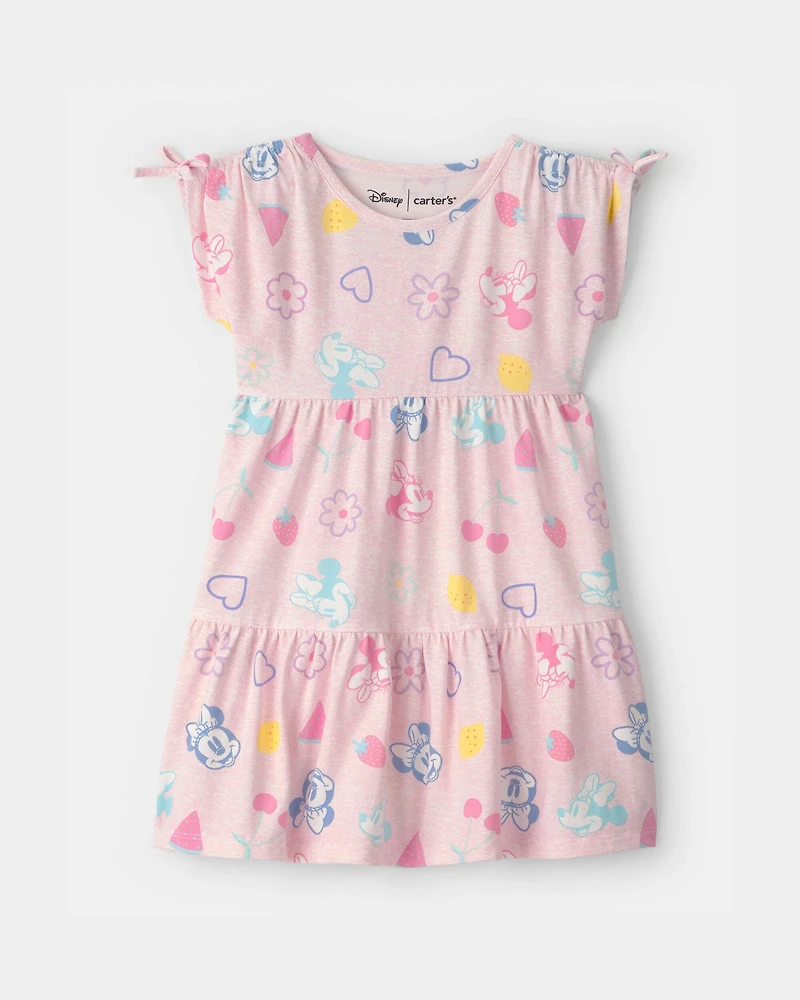 Toddler Girl Disney© Minnie Mouse Fruit Dress - Pink