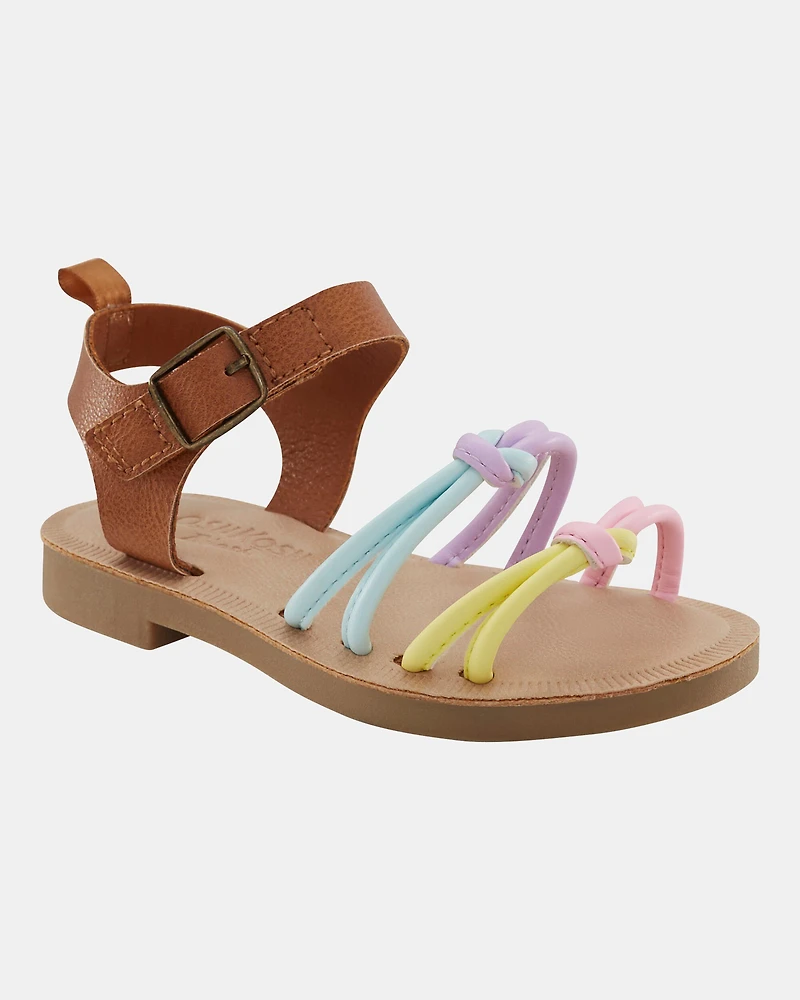 Toddler Strappy Pastel Sandals