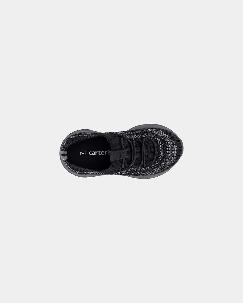 Toddler Boy Athletic Sneakers - Black