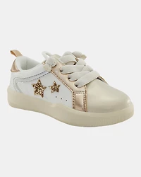 Toddler Metallic Star Sneakers - Gold