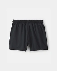 Boys 2-Piece 'Kicking It' Active Graphic Tee & Shorts Set - Green