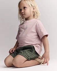 Toddler Henley Tee - Light Pink