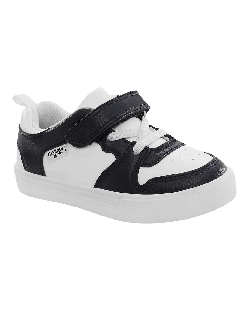 Toddler Boy Easy-On Casual Sneakers - Black/White