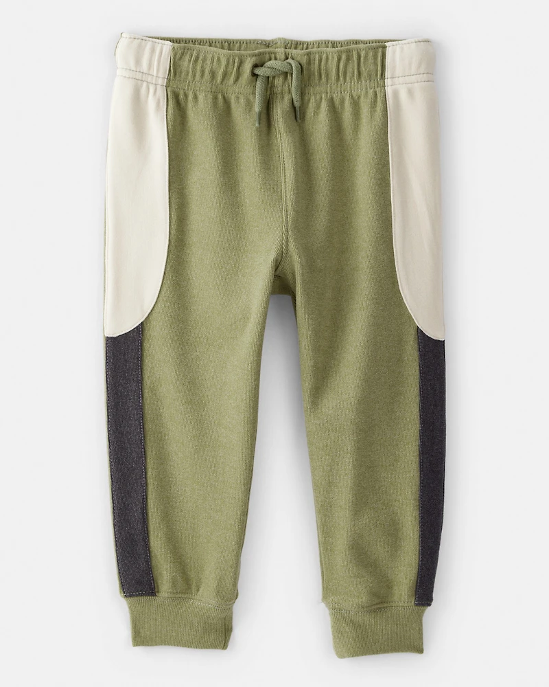 Toddler Boy Colorblock Joggers - Green