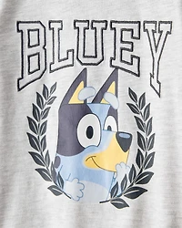 Toddler Boy 2-Piece Bluey Tee & French Terry Joggers Set - Grey
