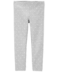 Baby Cotton Polka Dot Stretch Leggings