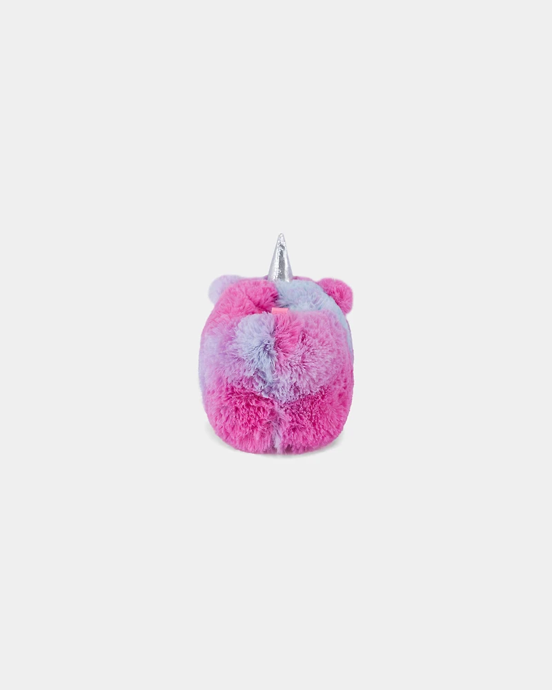 Girls Unicorn Ombre Slippers - Pink/Blue