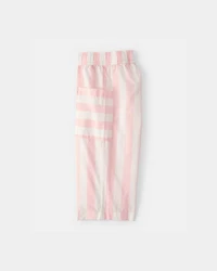 Baby Girl Striped Pants - Pink/Ivory