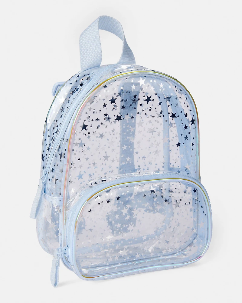 Girls Foil Star Mini Backpack