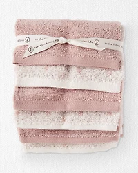 Baby Girl 6-Pack Organic Cotton Washcloths