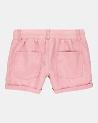 Kid 2-Piece Short-Sleeve Crinkle Top & Trek Short Set