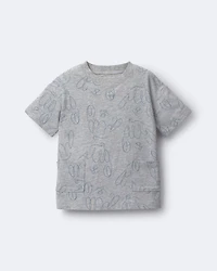 Toddler Otter Pocket Tee - Heather Grey
