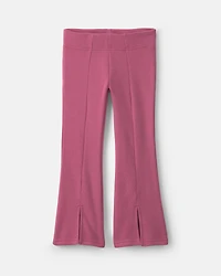 Girls 2-Piece Cherry Fleece Quarter Zip & Pant Set - Pink