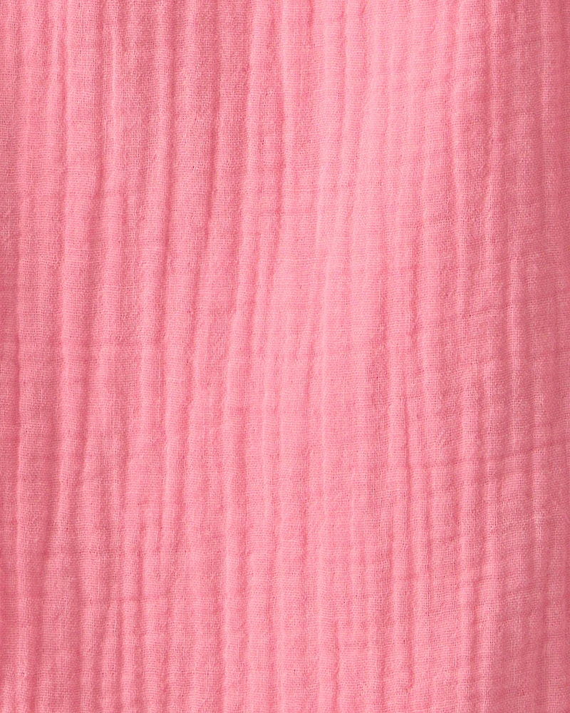 Girls Organic Cotton Gauze Pants
