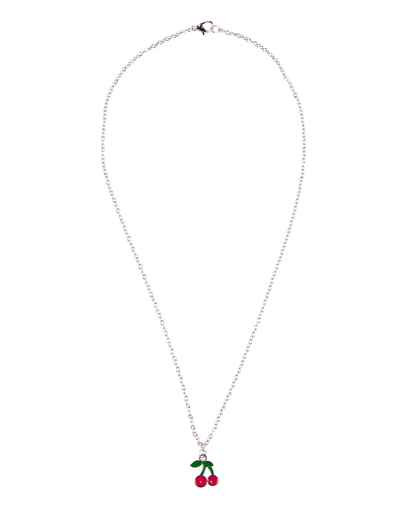 Kid 1-Piece Cherry Charm Necklace