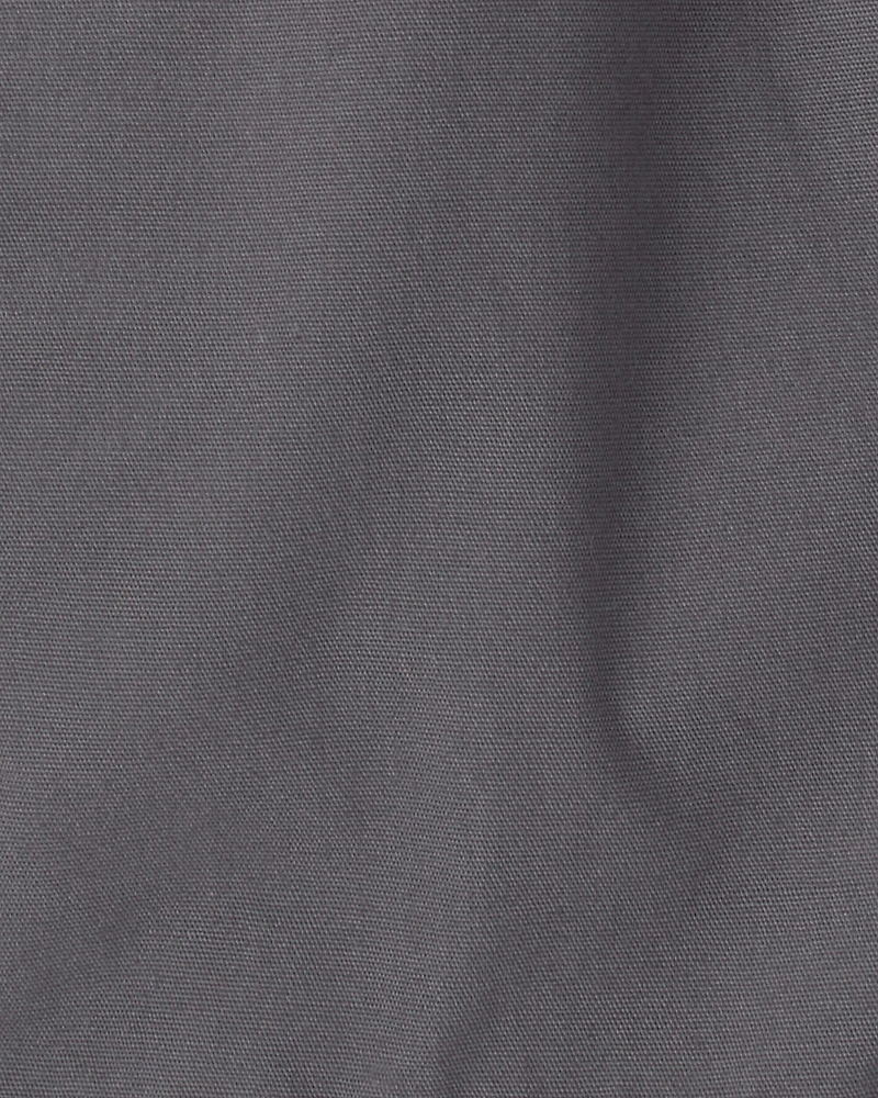 Baby Boy Canvas Shorts - Grey