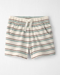 Toddler 2-Piece Terry Top & Short Set Made with Organic Cotton in Stripes