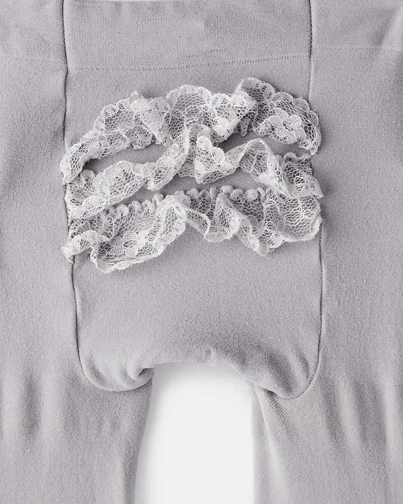 Baby Girl 2-Pack Tights - Pink/Grey