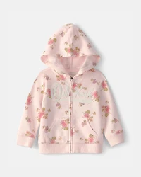 Baby Girl 2-Piece Floral OshKosh Logo Layering Set - Pink