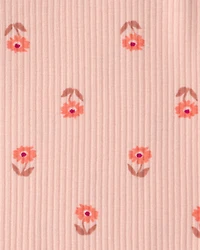 Baby Girl 3-Piece Floral Bodysuits & Pant Set - Pink