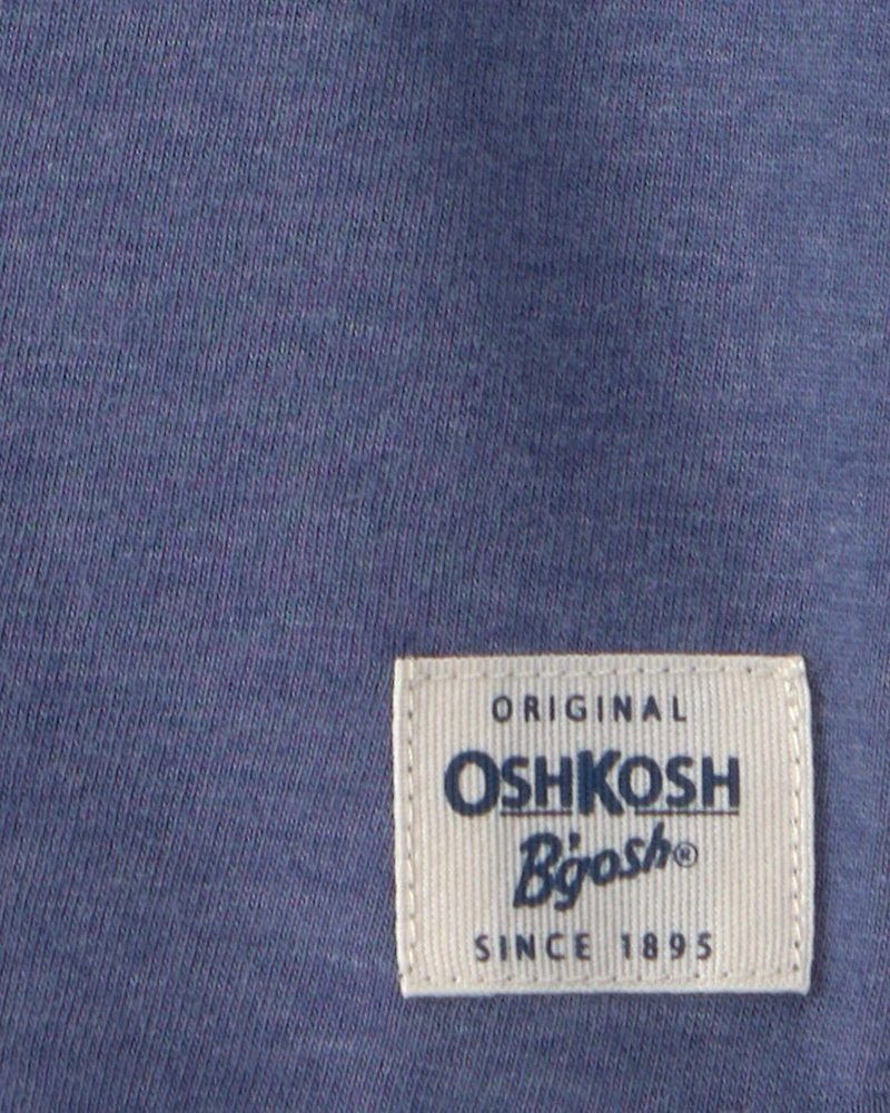 Toddler Boy Short-Sleeve Henley T-Shirt - Navy