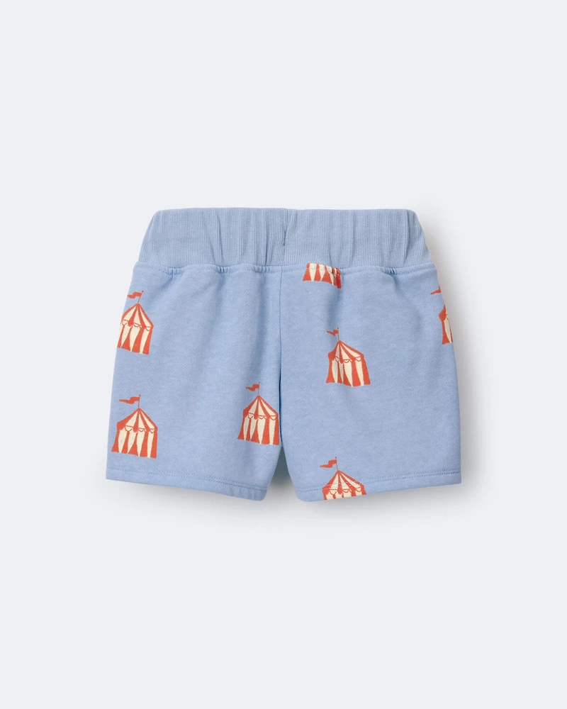 Toddler Boy City Park™ Short in Big Top Print - Blue