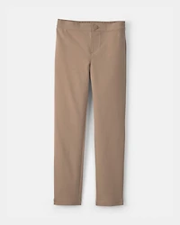 Girls 2-Pack Uniform Ponte Skinny Pants - Khaki