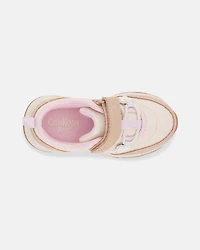 Toddler Girl Athletic Shoes - Tan/Gold
