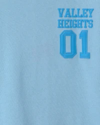 Boys Varsity French Terry Graphic Tee - Blue