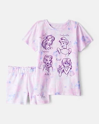 Girls 2-Piece Disney Princess Outfit Set
