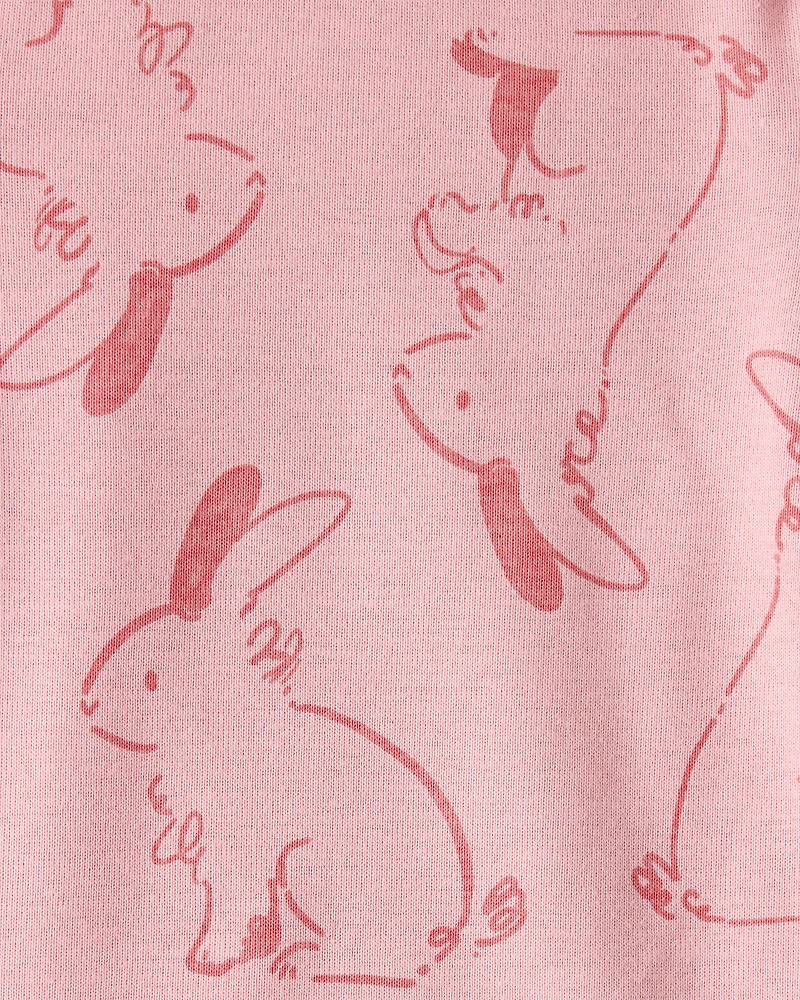 Baby Girl 5-Pack Train Floral Multipack Bodysuits - Green/Pink